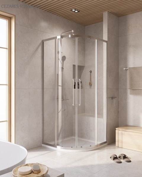 Душевой уголок CEZARES RELAX-304-R-2 RELAX-304-R-2-100-C-GM Душевой уголок CEZARES RELAX-304-R-2 RELAX-304-R-2-100-C-GM