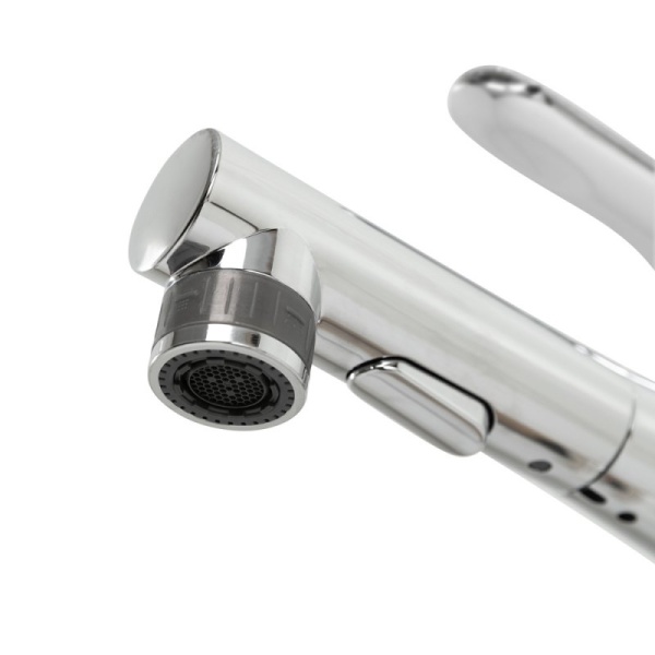 Смеситель для раковины с выдвижным изливом BelBagno BB-LVMD-NERO-W0