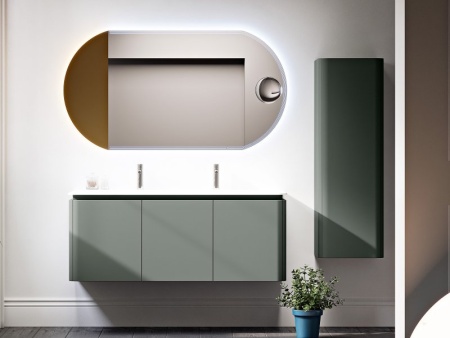 Колонна для ванной комнаты с зеркалом реверсивная Cezares 55536