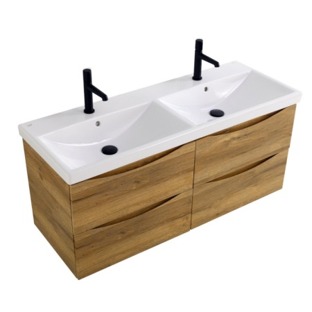 Раковина керамическая двойная 1200x450 BelBagno BB-0325-120-2-LVB