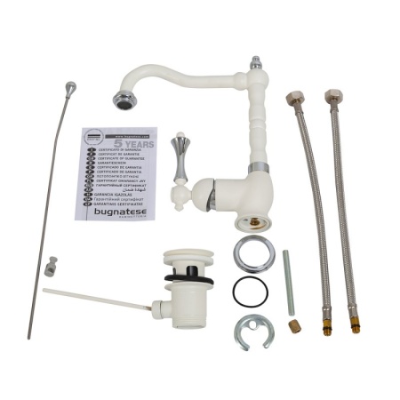 Смеситель для раковины с донным клапаном Cezares MARGOT-LSM2-01-Bi