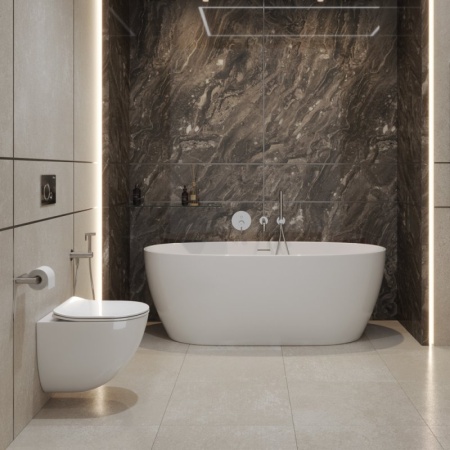 Чаша подвесного безободкового унитаза Belbagno со смывом TORNADO BelBagno AMANDA-TOR BB051CH-TOR-FC Чаша подвесного безободкового унитаза Belbagno со смывом TORNADO BelBagno AMANDA-TOR BB051CH-TOR-FC