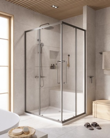 Душевой уголок CEZARES RELAX-304-AH-2 RELAX-304-AH-2-120/90-C-CR