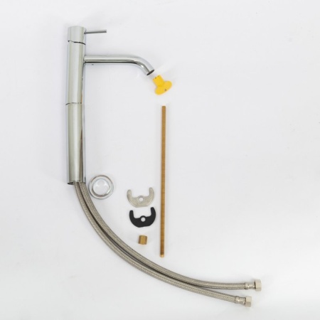 Смеситель для раковины CEZARES LEAF-LC2-L-SS