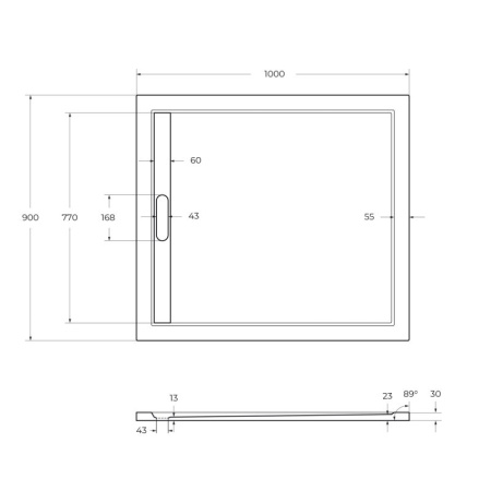 Комплект ножек для поддона из искусственного мрамора CEZARES TRAY-LEGS-AS-10