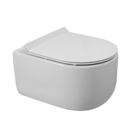 Чаша подвесного безободкового унитаза Belbagno со смывом TORNADO BelBagno SOFT-TOR BB084CH-TOR Чаша подвесного безободкового унитаза Belbagno со смывом TORNADO BelBagno SOFT-TOR BB084CH-TOR