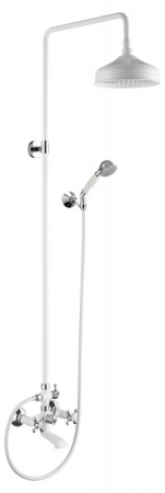 Душевая стойка со смесителем для ванны, верхним и ручным душем Cezares RETRO-C-CVD2-02