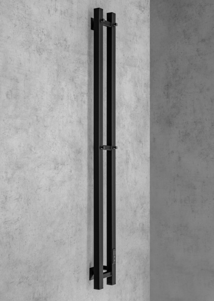 Полотенцесушитель электрический Chromix Pure 10x120 П3 MB с сухим теном с крючками Полотенцесушитель электрический Chromix Pure 10x120 П3 MB с сухим теном с крючками