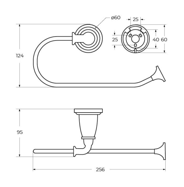 Полотенцедержатель ART&MAX BIANCHI AM-E-2606-Do