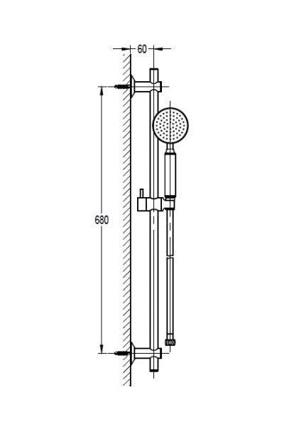 Душевой гарнитур CEZARES ECO-SD-NOP Душевой гарнитур CEZARES ECO-SD-NOP