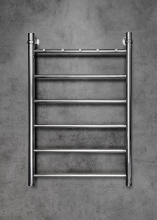 Полотенцесушитель водяной Chromix Stuttgart 50x80 П6 Cr с крючками