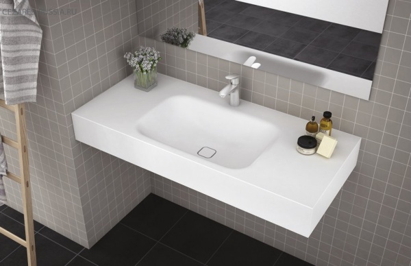 Консольная раковина из литьевого мрамора Cezares TITAN-1200-LVB-SOSPESO Консольная раковина из литьевого мрамора Cezares TITAN-1200-LVB-SOSPESO