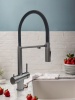 Смеситель для кухни с гибким изливом AltroBagno Flusso 050203 GrMt