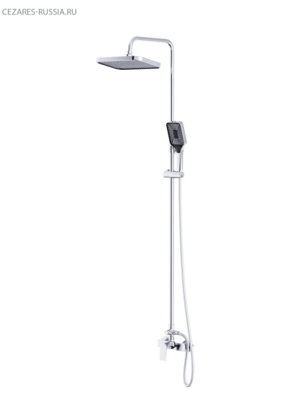 Душевая стойка со смесителем BelBagno DUE-DOCM-CRM Душевая стойка со смесителем BelBagno DUE-DOCM-CRM