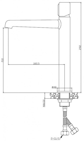 Донный клапан BelBagno BB-SC-NERO