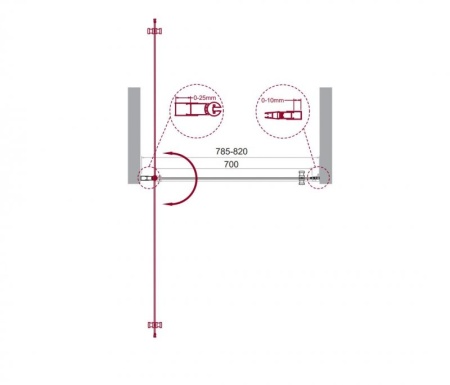 Душевая дверь в нишу BELBAGNO ETNA-B-1 ETNA-B-1-90-C-Cr Душевая дверь в нишу BELBAGNO ETNA-B-1 ETNA-B-1-90-C-Cr