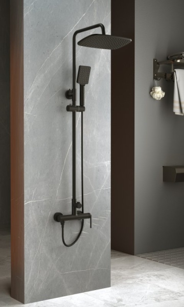 Душевая стойка BelBagno ACQUA ACQUA-DOCM-NERO Душевая стойка BelBagno ACQUA ACQUA-DOCM-NERO