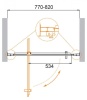 Душевая дверь CEZARES MOLVENO-BA-1-90-C-Cr-IV Душевая дверь CEZARES MOLVENO-BA-1-90-C-Cr-IV