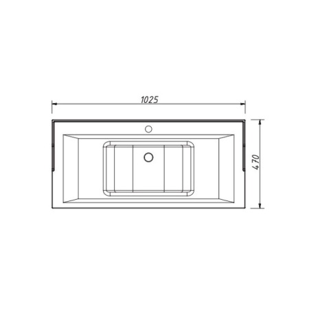 раковина Y-100В (1000x460x220)