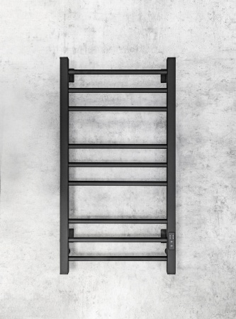 Полотенцесушитель электрический Chromix Berne 40x80 П9 MB с сухим теном универсальное подключение