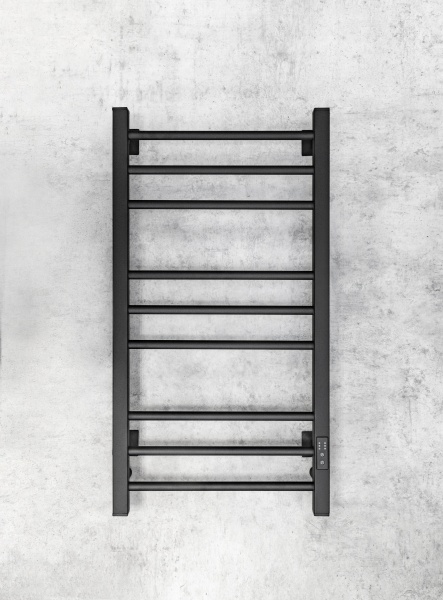 Полотенцесушитель электрический Chromix Berne 40x80 П9 MB с сухим теном универсальное подключение Полотенцесушитель электрический Chromix Berne 40x80 П9 MB с сухим теном универсальное подключение