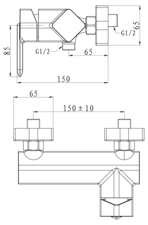 Смеситель для душа BelBagno CRY-ESDM-CRM Смеситель для душа BelBagno CRY-ESDM-CRM
