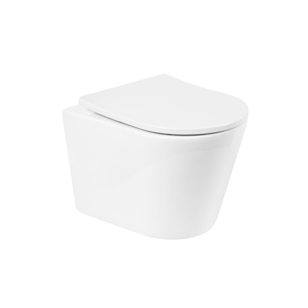 Чаша подвесного унитаза безободкового BelBagno FLAY-R BB053CHR Чаша подвесного унитаза безободкового BelBagno FLAY-R BB053CHR