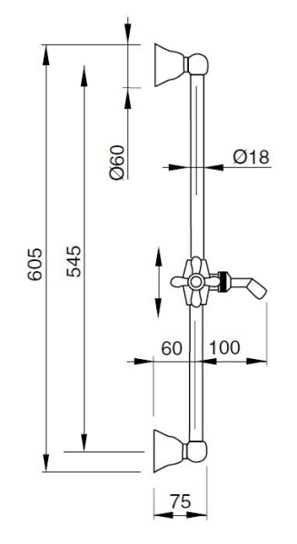 Душевой гарнитур Cezares LORD-SD-02-M Душевой гарнитур Cezares LORD-SD-02-M