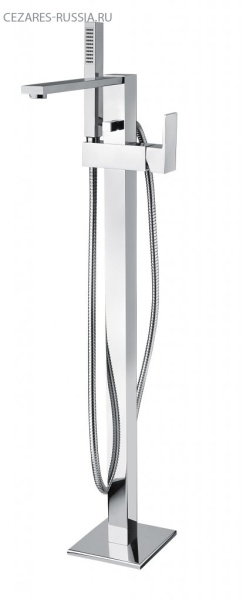 Напольный смеситель для ванны с ручным душем Cezares UNIKA-VDP-NS Напольный смеситель для ванны с ручным душем Cezares UNIKA-VDP-NS