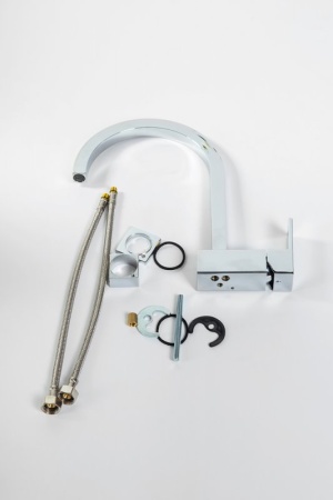 Смеситель для раковины однорычажный, высокий, без донного клапана Cezares UNIKA-LSM1-A-NOP-W0