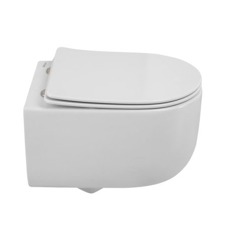 Чаша подвесного безободкового унитаза Belbagno со смывом TORNADO BelBagno SOFT-TOR BB084CH-TOR Чаша подвесного безободкового унитаза Belbagno со смывом TORNADO BelBagno SOFT-TOR BB084CH-TOR