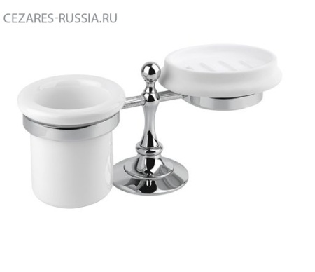 Стакан и мыльница настольные, бронза Cezares OLIMP-STT-02-M