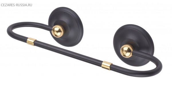 Полотенцедержатель, 29см, цвет черный /Античное золото ART&MAX AM-2148-Nero/Do-Ant  Полотенцедержатель, 29см, цвет черный /Античное золото ART&MAX AM-2148-Nero/Do-Ant