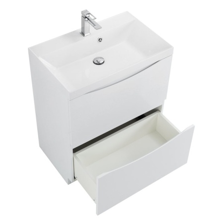 Раковина из искусственного камня 600x450x150 BelBagno BB600/450-LV-ART-AST-NERO