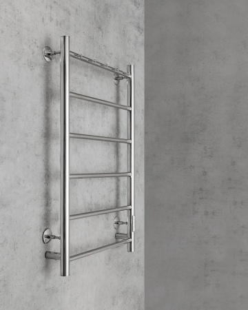 Полотенцесушитель электрический с сухим теном Chromix Bonn 50x80 П6 Cr с крючками