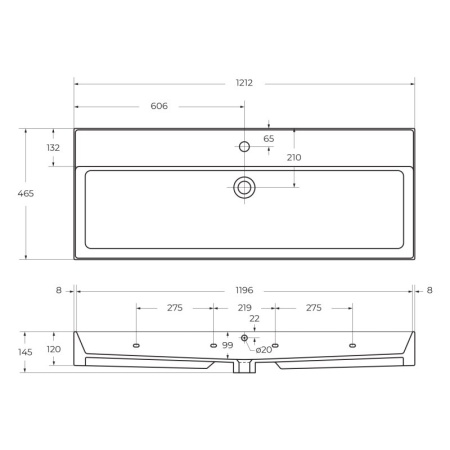 Шкаф подвесной CEZARES MOLVENO-1600-2A-SC-BET