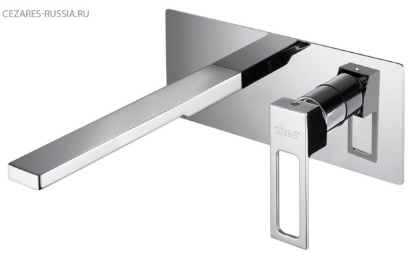 Смеситель для раковины встраиваемый однорычажный, излив 15 см Cezares EFFECT-BLI-15-01
