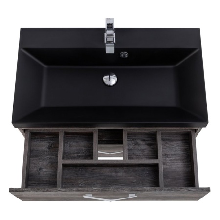 База под раковину подвесная BelBagno AURORA-800-2C-SO-BL