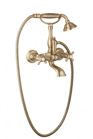 Смеситель для ванны с ручным душем Cezares GOLF-VD-03/24-M