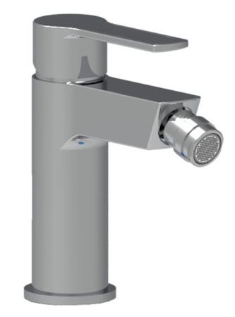 Смеситель для биде однорычажный, без донного клапана Cezares OVEST-BSM1-01-W0