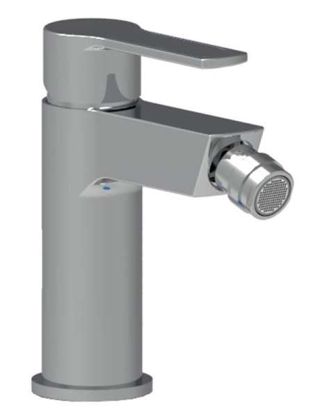 Смеситель для биде однорычажный, без донного клапана Cezares OVEST-BSM1-01-W0