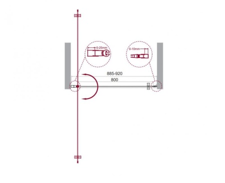 Душевая дверь в нишу BELBAGNO ETNA-B-1 ETNA-B-1-90-C-Cr Душевая дверь в нишу BELBAGNO ETNA-B-1 ETNA-B-1-90-C-Cr