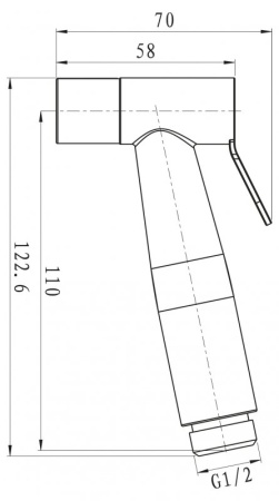 Гигиенический душ BelBagno BB-BFS1-IN Гигиенический душ BelBagno BB-BFS1-IN