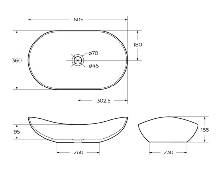 Донный клапан BelBagno BB-SC-NERO