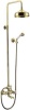 Душевая стойка со смесителем для ванны, верхним и ручным душем Cezares RETRO-C-CVD2-02