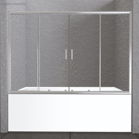 Душевая шторка на ванну BELBAGNO UNIQUE-VF-2 UNIQUE-VF-2-150/180-140-P-Cr
