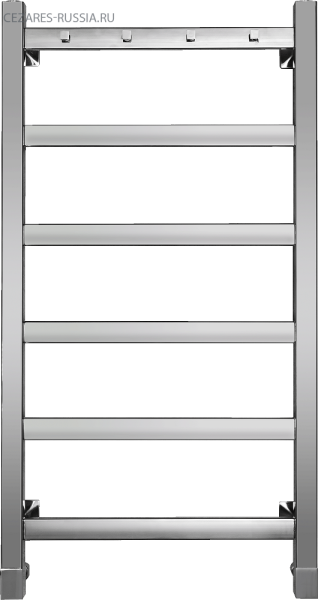 Полотенцесушитель водяной Chromix Granada 40x80 П6 Cr с крючками Полотенцесушитель водяной Chromix Granada 40x80 П6 Cr с крючками