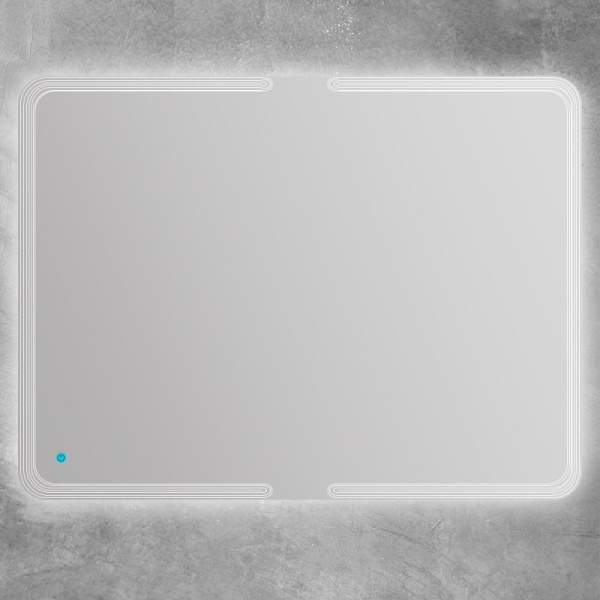 Зеркало со встроенной LED подсветкой и сенсорным выключателем Touch system, реверсивное Cezares 4502