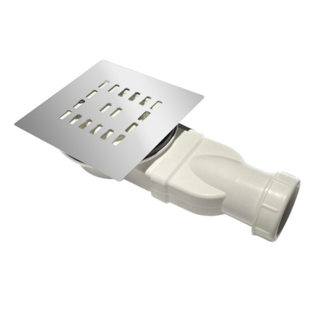 Душевой поддон из искусственного мрамора в комплекте с сифоном BelBagno UNO TRAY-MR-UNO-A-90-35-NERO