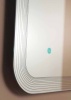 Зеркало со встроенной LED подсветкой и сенсорным выключателем Touch system, реверсивное Cezares 4499